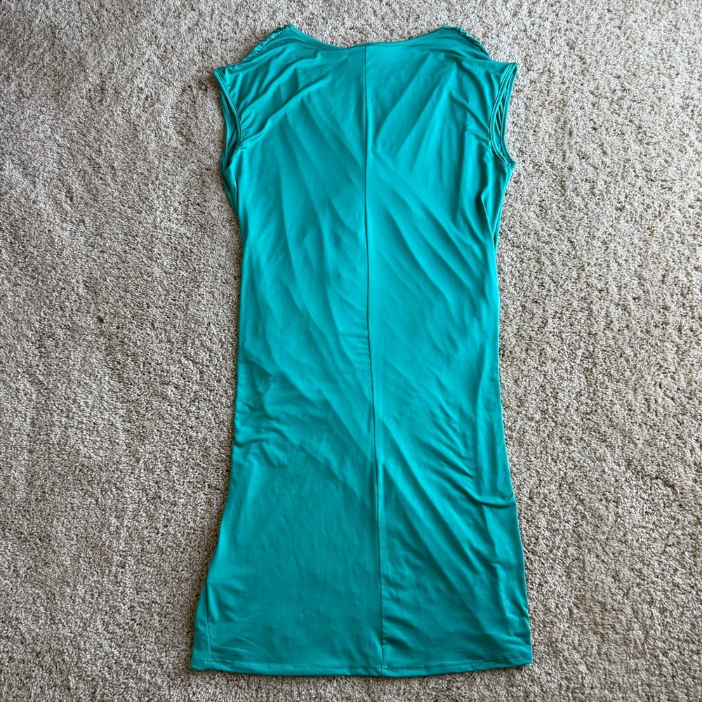 Carpe Diem Women’s Elegant Teal Size L Dress Glam Party *Missing Size Tag* - Picture 7 of 7